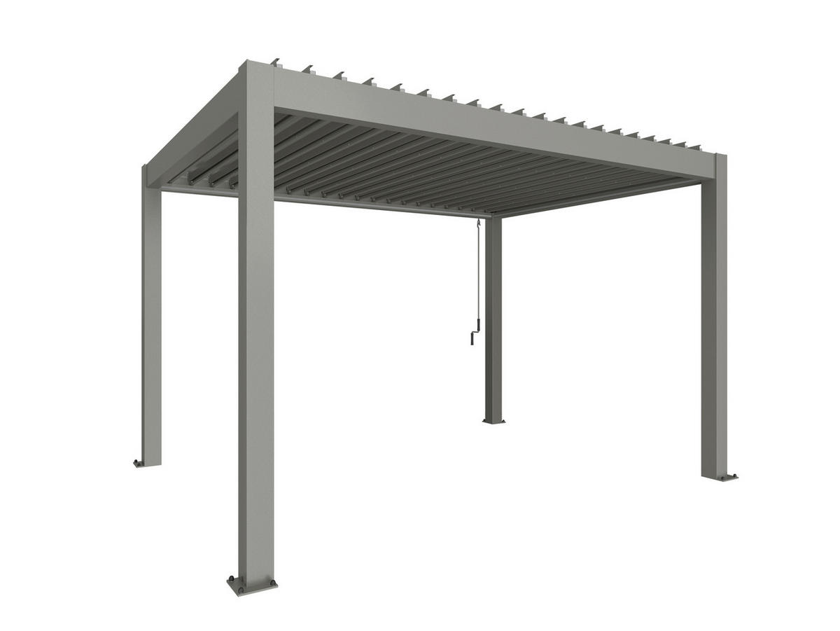 PAVILLON - Grau, Design, Metall (404,5/264/312cm) - Biohort