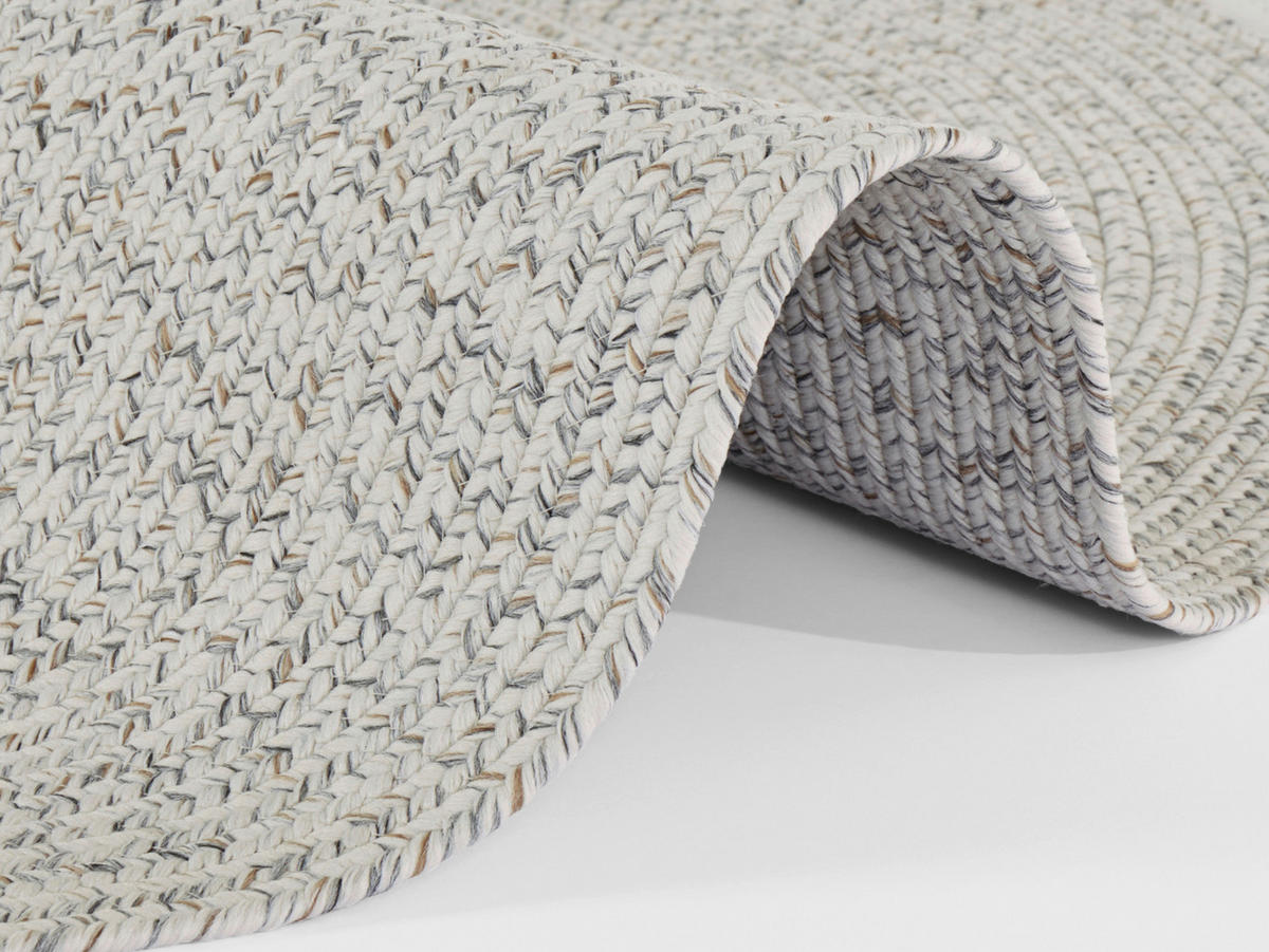 OUTDOORTEPPICH 150 cm Braided Multicolor, Creme  - Multicolor/Creme, Design, Kunststoff (150cm) - Hanse Home