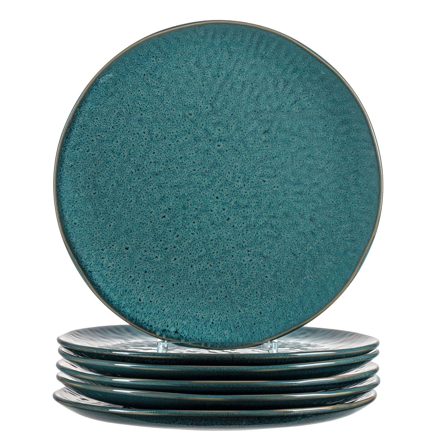 DESSERTTELLERSET Matera 6-teilig - Blau, LIFESTYLE, Keramik (27cm) - Leonardo