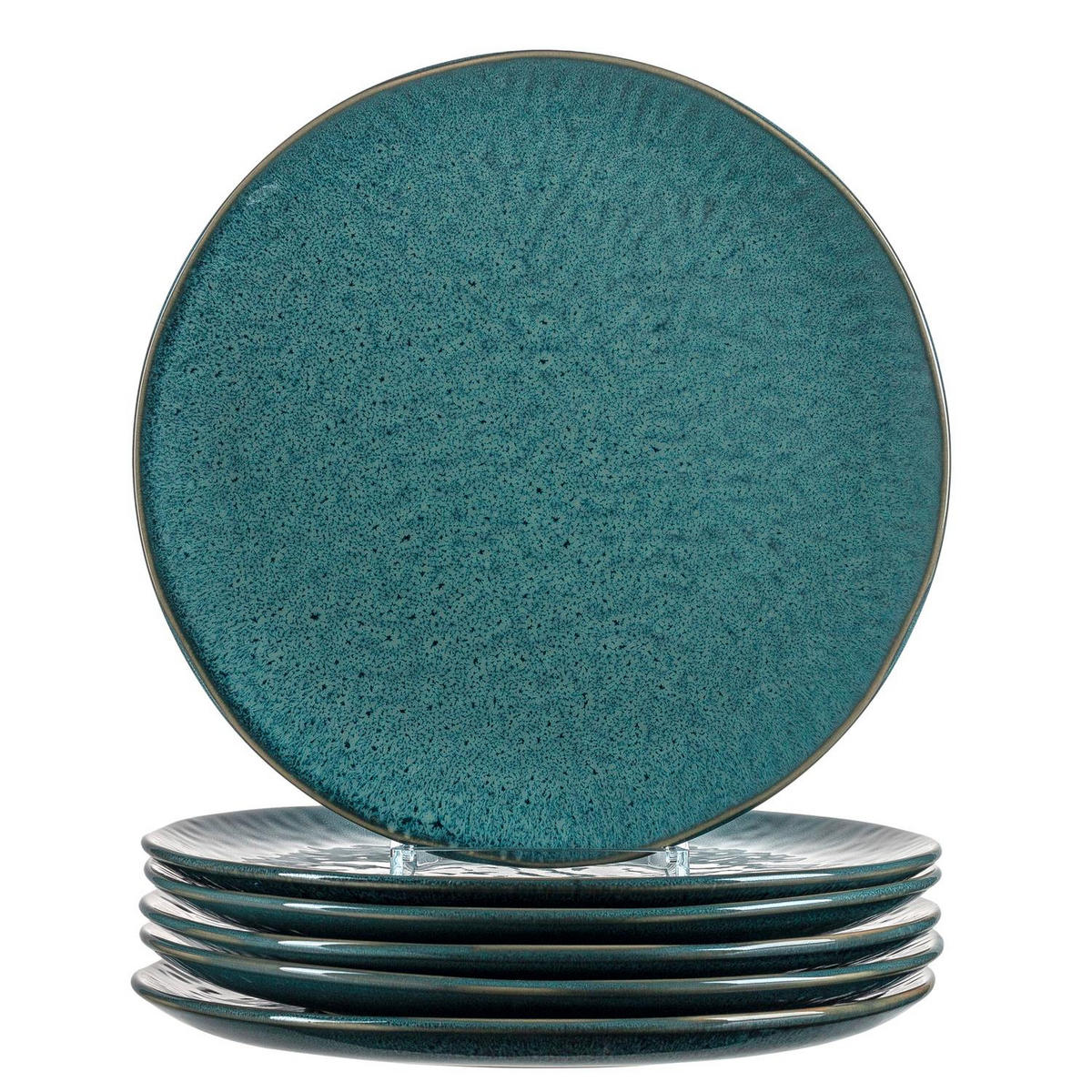 DESSERTTELLERSET Matera 6-teilig  - Blau, LIFESTYLE, Keramik (27cm) - Leonardo