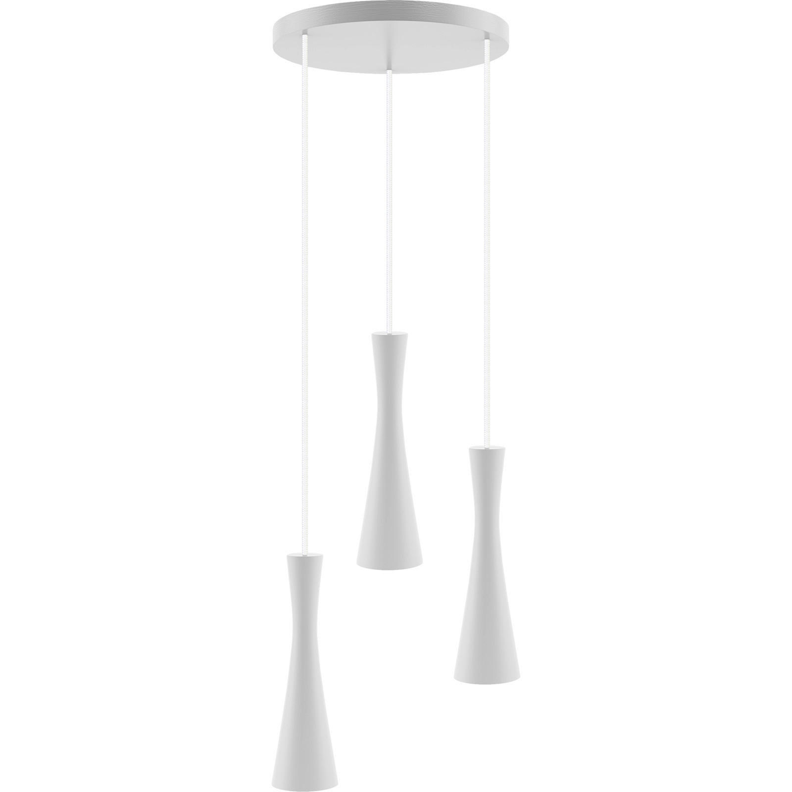 HÄNGELEUCHTE 30/150 cm  - Weiß, Design, Holz (30/150cm)