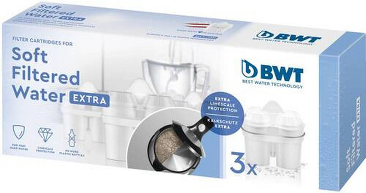 FILTERKARTUSCHE 3ER SET   - Weiß, Basics - BWT