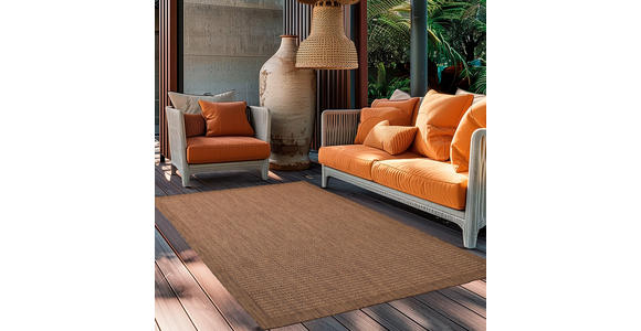 OUTDOORTEPPICH 280/370 cm GIZA  - Braun, Basics, Textil (280/370cm) - Novel