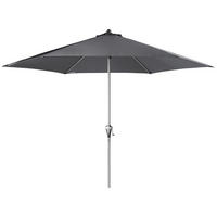 SONNENSCHIRM 320 cm Anthrazit  - Anthrazit/Silberfarben, Basics, Textil/Metall (320cm) - Doppler