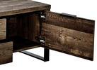 TV-ELEMENT Eichefarben  - Eichefarben/Schwarz, Design, Metall (152,4/45/39,5cm)