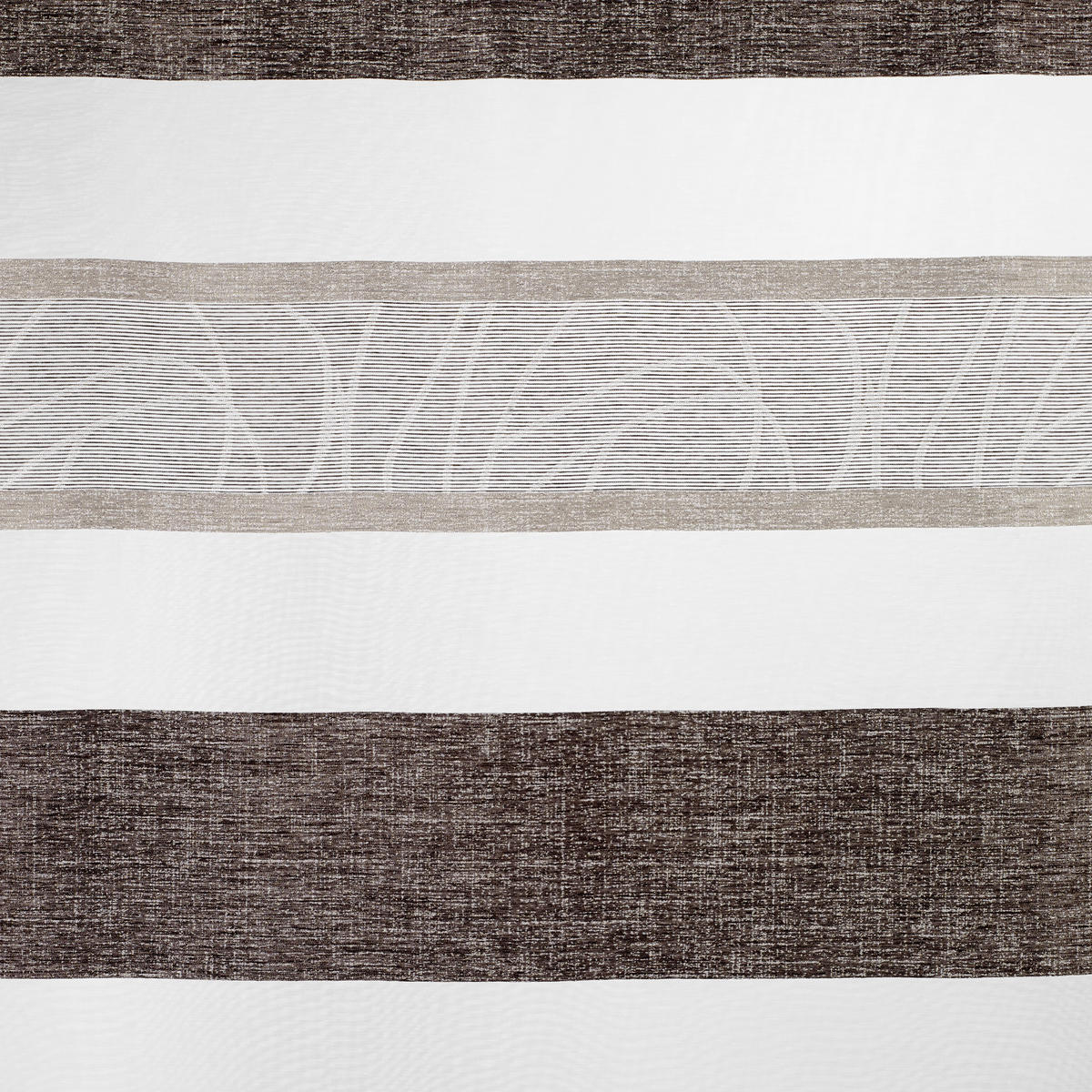 HOTOVÝ ZÁVĚS, poloprůhledné, 135/245 cm - krémová/hnědá, Konvenční, textil (135/245cm) - Esposa