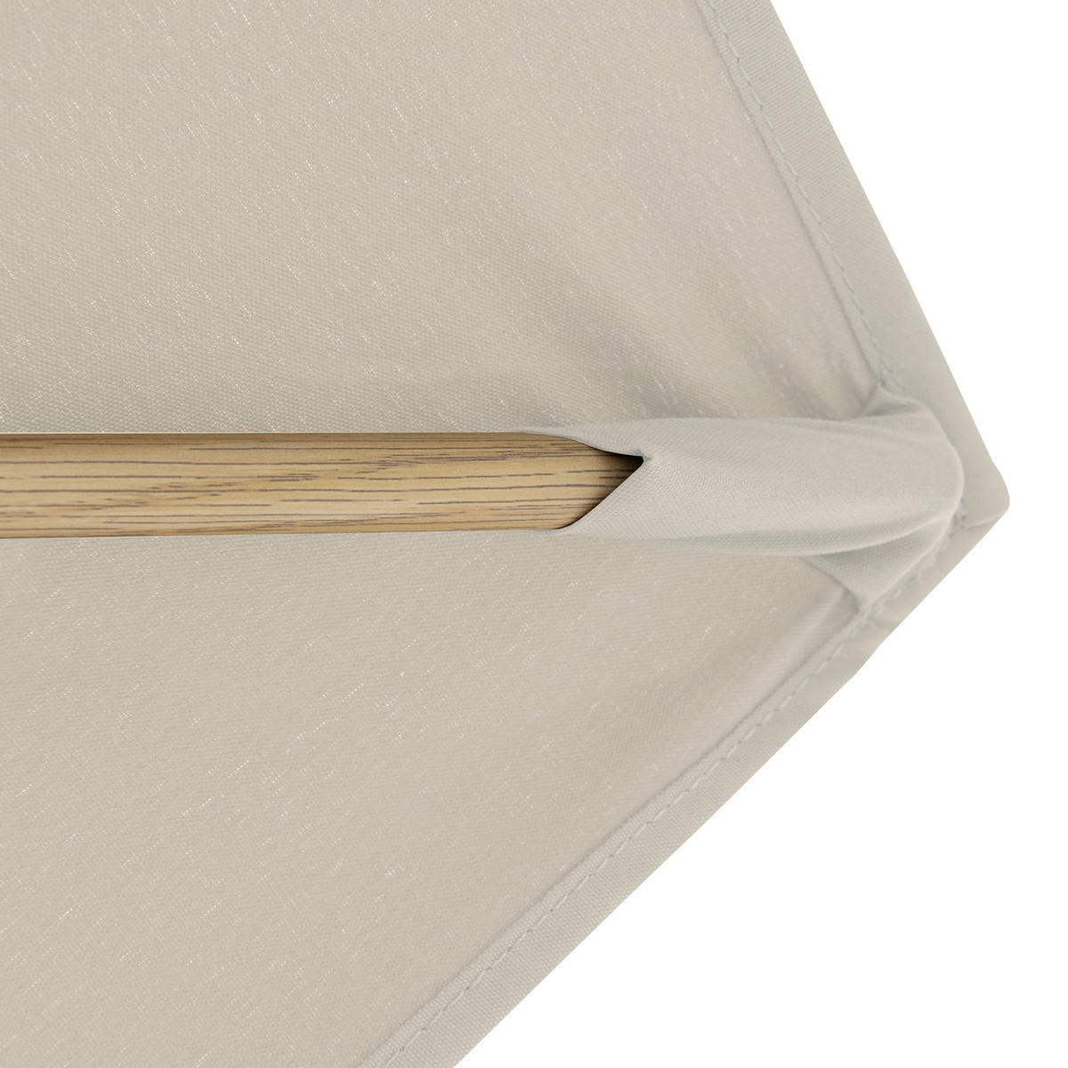 AMPELSCHIRM 300X220 cm Naturfarben  - Eschefarben/Naturfarben, Basics, Textil/Metall (300/220cm) - Doppler
