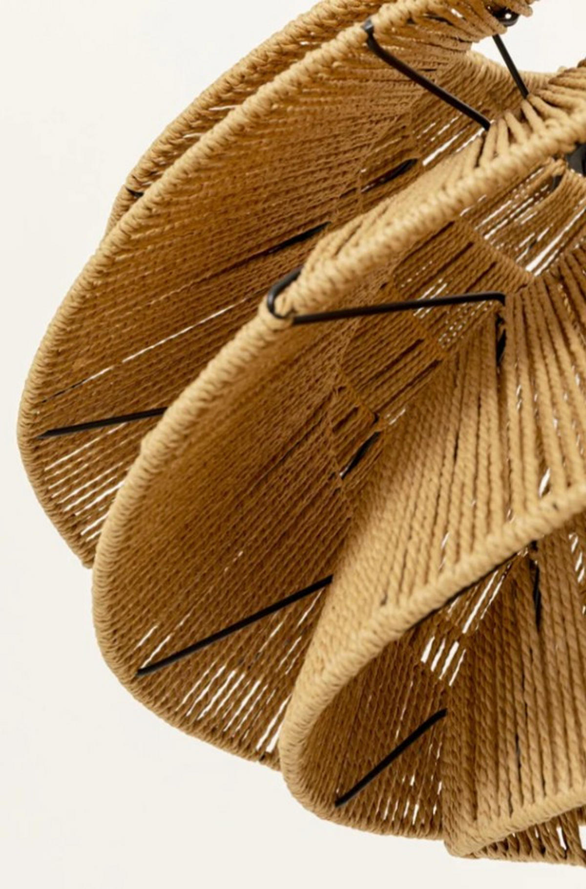 HÄNGELEUCHTE 55,5/36,5/55,5 cm   - LIFESTYLE, Naturmaterialien/Metall (55,5/36,5/55,5cm) - Kare-Design