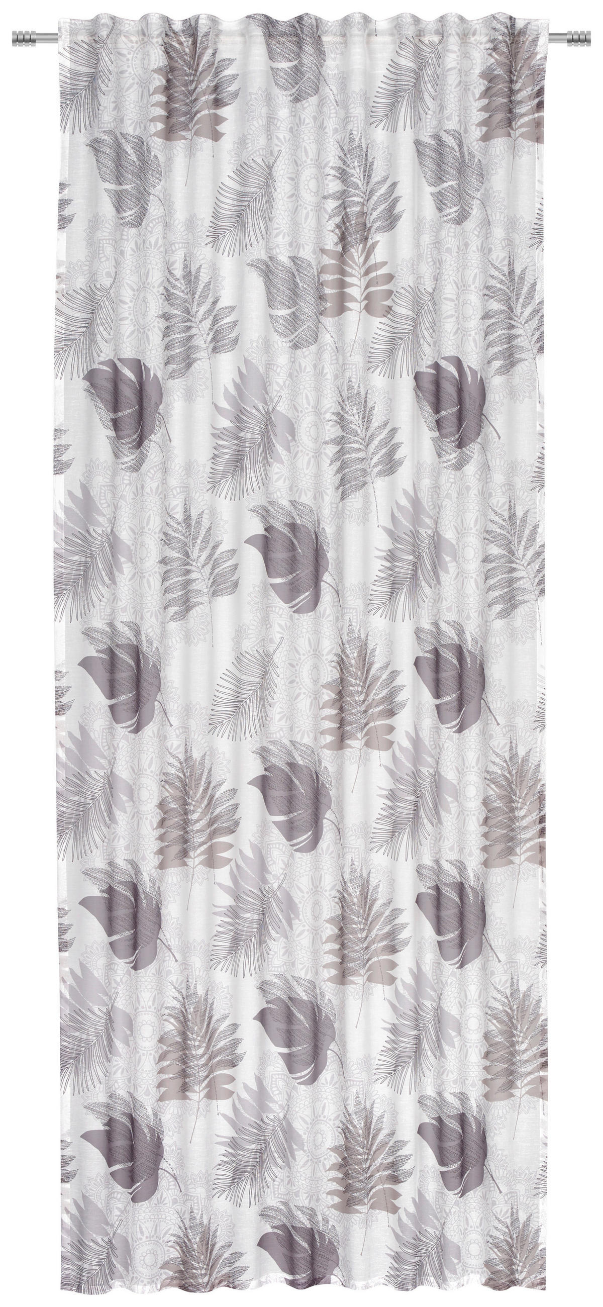 FERTIGVORHANG  halbtransparent   140/255 cm  - Anthrazit, Basics, Textil (140/255cm) - Esposa