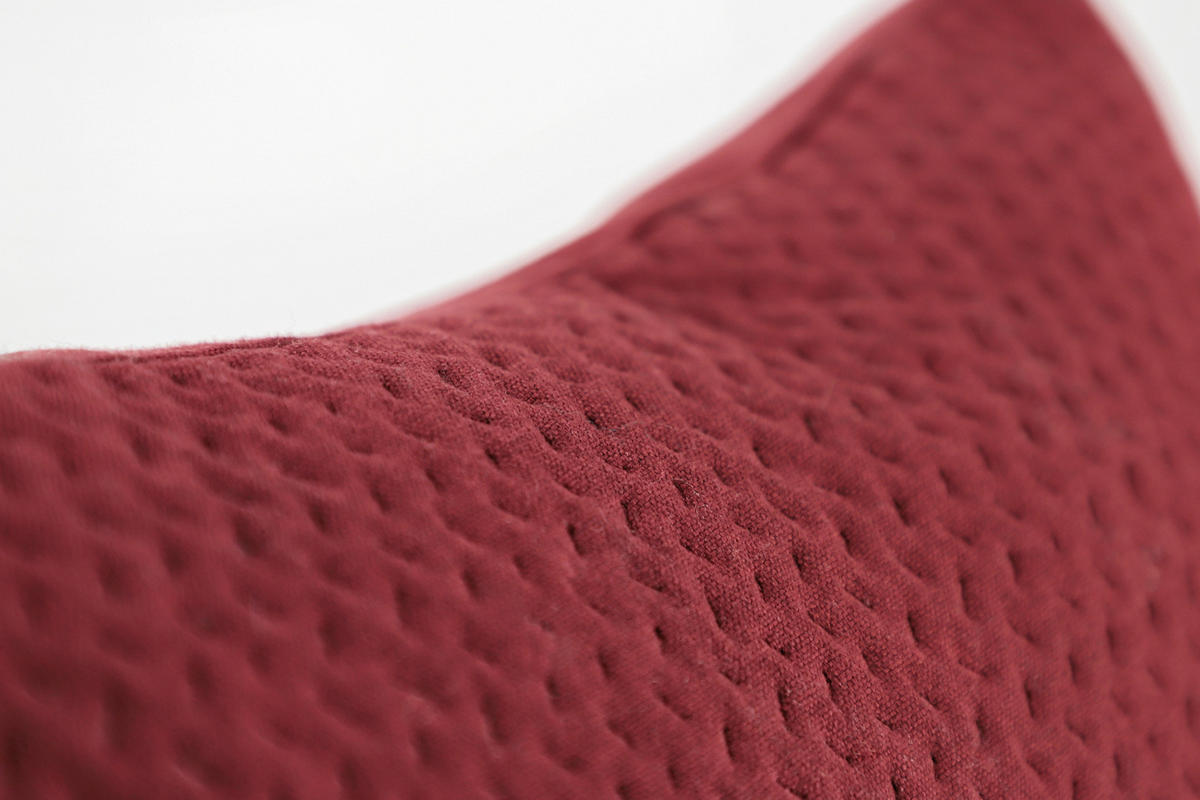 POŤAH NA VANKÚŠ  60/60 cm - vínovočervená/tmavočervená, Basics, textil (60/60cm) - Esprit