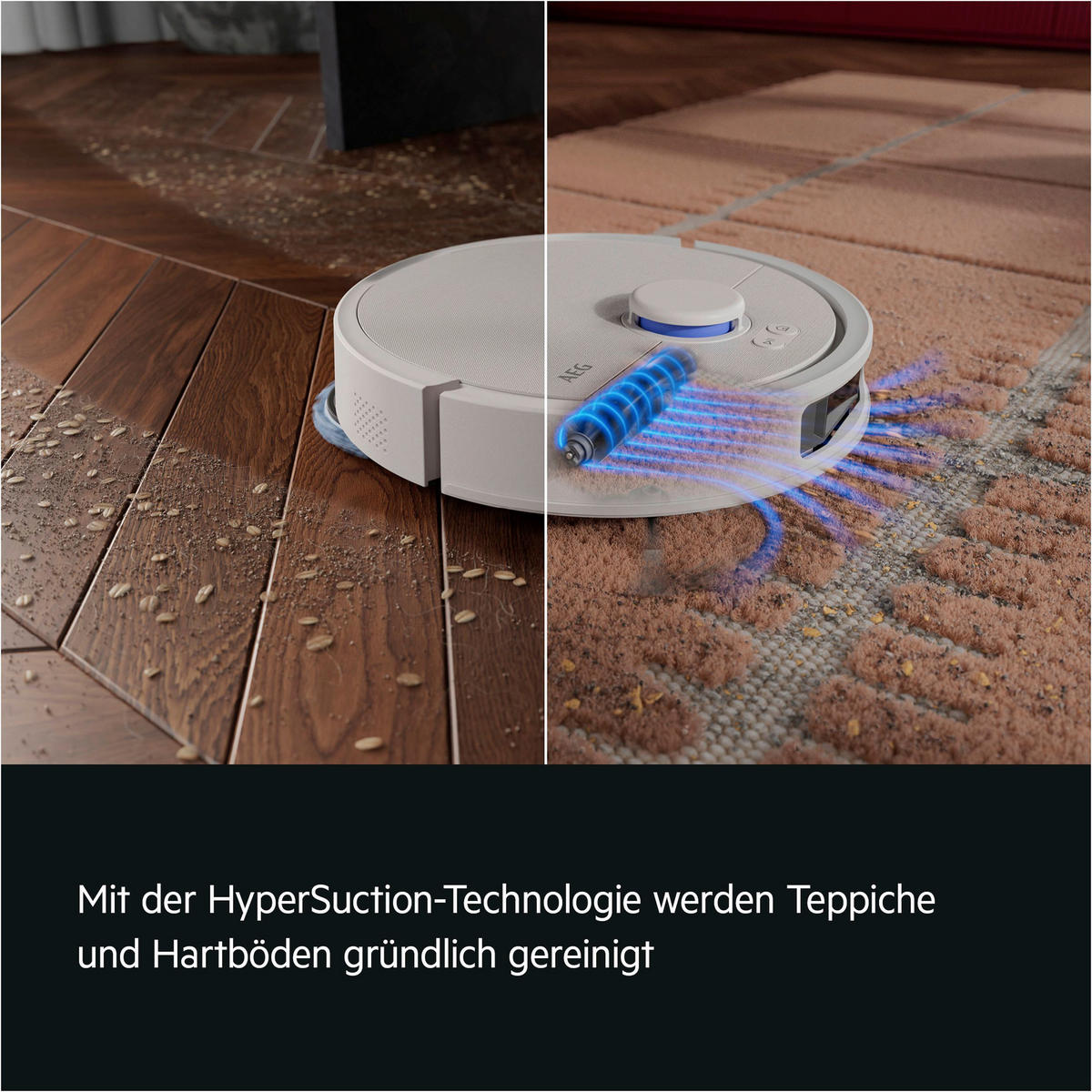STAUBSAUGERROBOTER AR81UW3SW All-in-One-Station  - Weiß, Basics, Kunststoff (35/60/48cm) - AEG