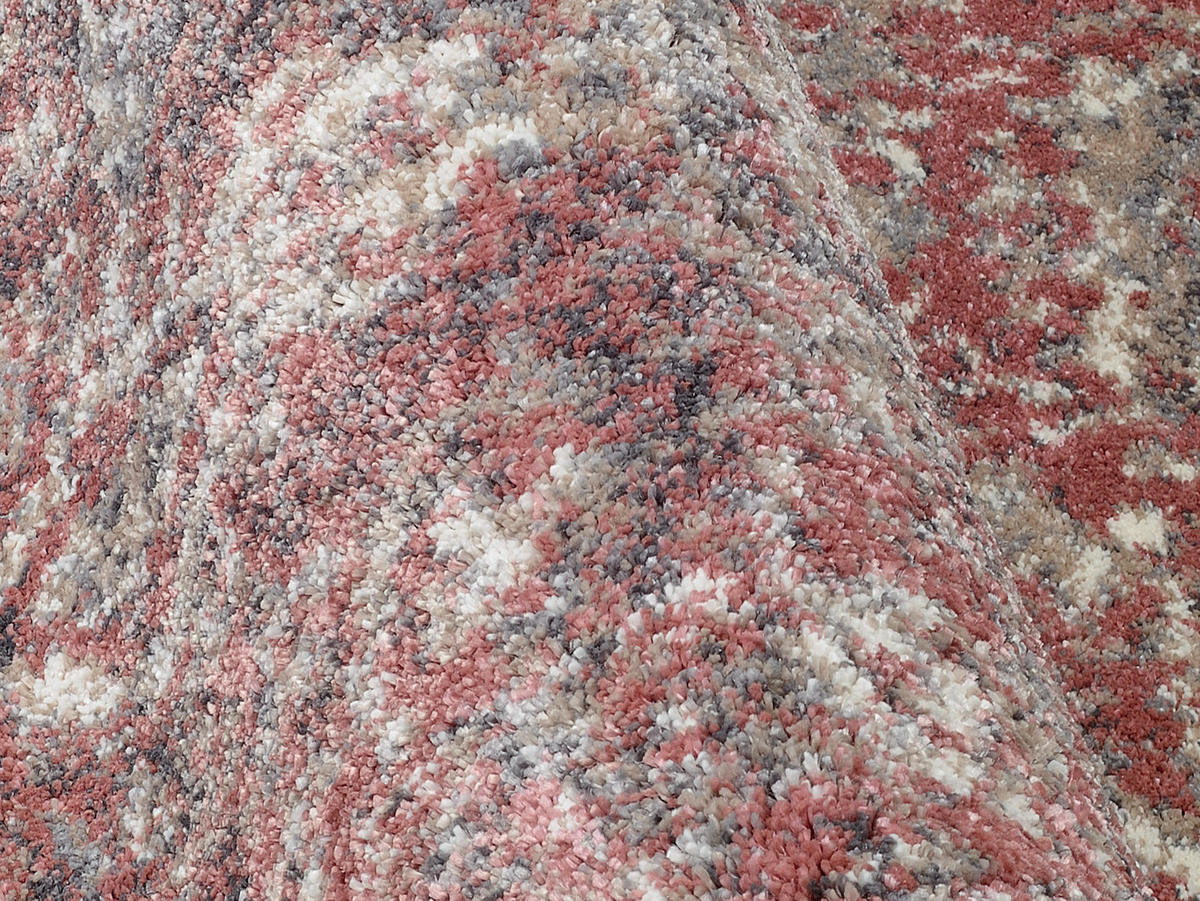 TEPPICH 65/130 cm Rot  - Rot, Design, Textil (65/130cm) - Novel