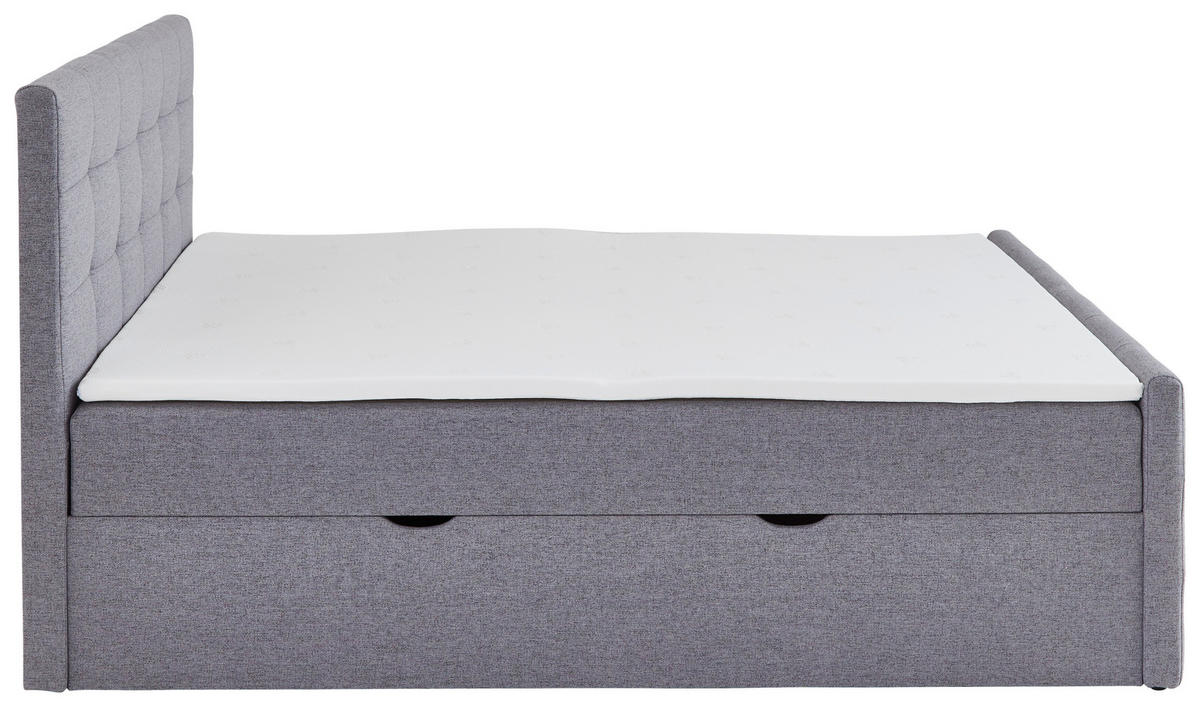 BOXBETT 180/200 cm  in Grau  - Grau, Basics, Textil (180/200cm) - Boxxx