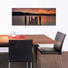 Landschaft & Natur, Sonnenuntergang, Stege GLASBILD - Multicolor, Basics, Glas (125/50/2cm) - EUROGRAPHICS