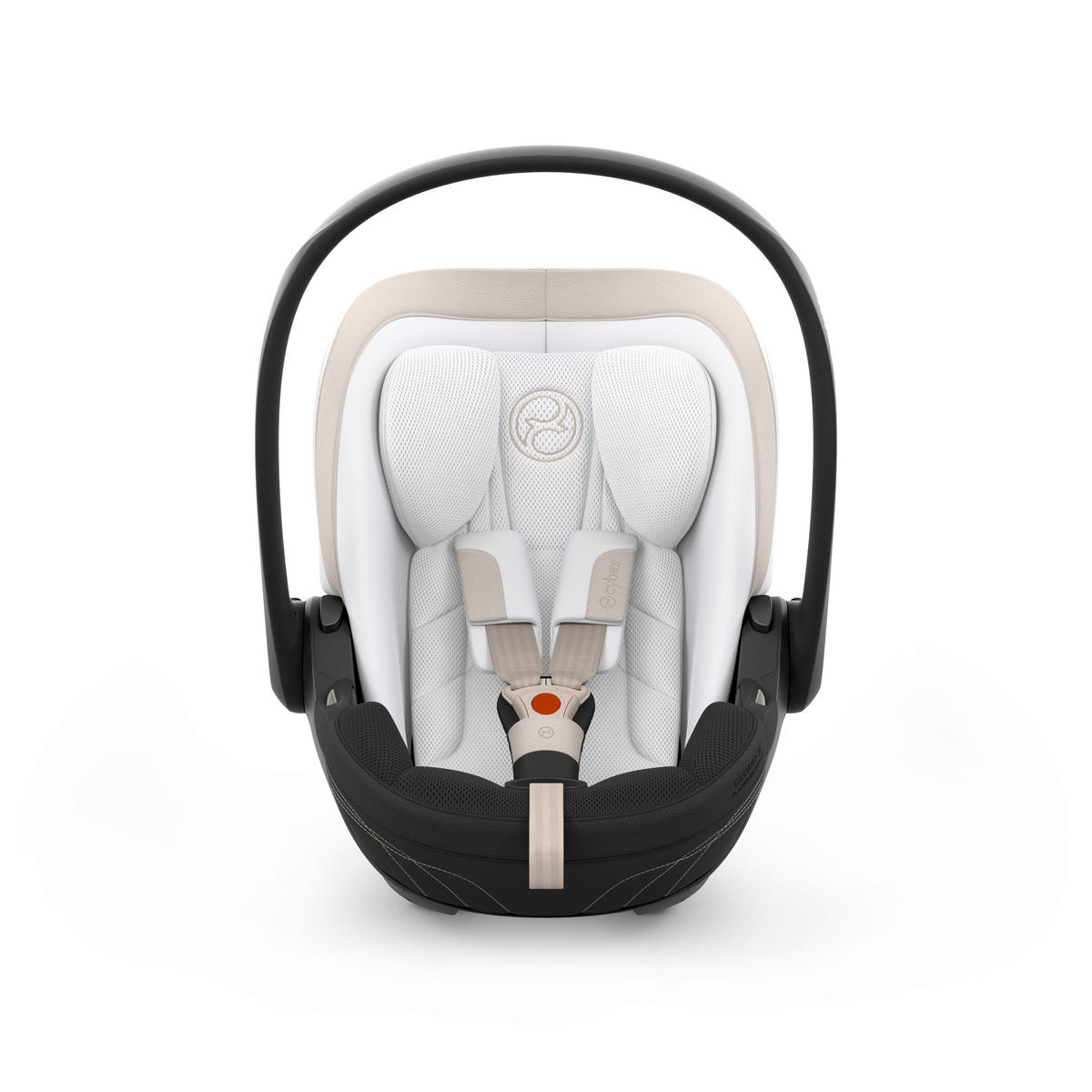 BABYSCHALE  Cloud S Style Off White  - Weiß, Basics, Kunststoff/Textil (72/44/37,5cm) - cybex PLATINUM