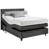 BOXSPRINGBETT 140/200 cm  in Dunkelgrau  - Dunkelgrau/Schwarz, Konventionell, Kunststoff/Textil (140/200cm) - RUF Betten