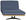 OTTOMANE Webstoff Blau, Eichefarben  - Blau/Eichefarben, Design, Holz/Textil (114/92/165cm) - Dieter Knoll