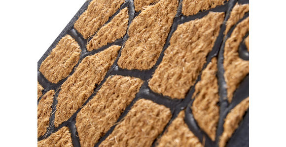 KOKOSMATTE 45/75 cm Mix Mats - Hellbraun/Schwarz, Basics, Naturmaterialien/Kunststoff (45/75cm) - Esposa