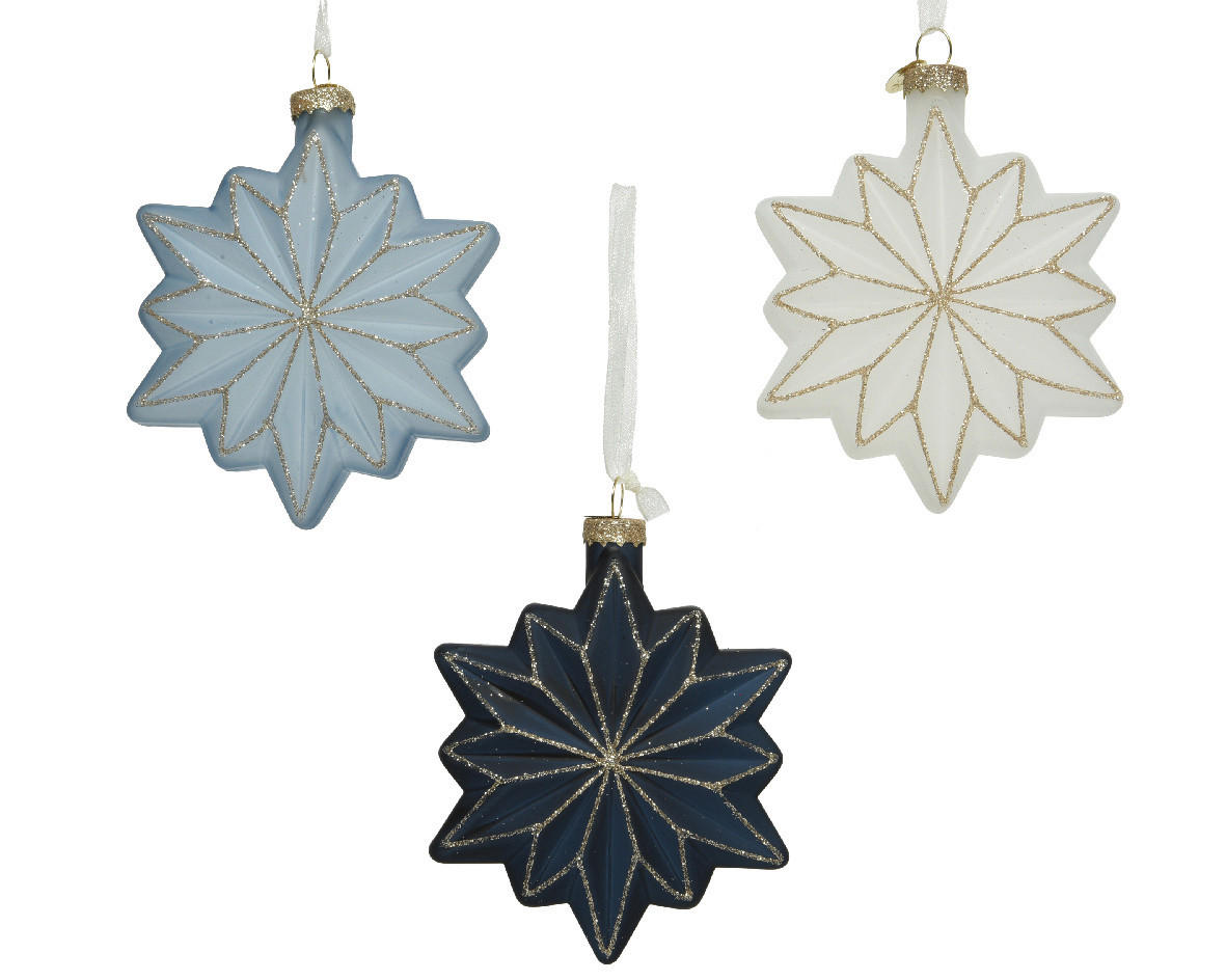 Ornamente Xmassale - Lifestyle, sticlă (6,80/10,50/10,50cm)
