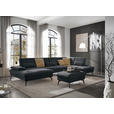 WOHNLANDSCHAFT in Webstoff Anthrazit  - Anthrazit/Schwarz, Design, Textil/Metall (157/354/208cm) - Dieter Knoll