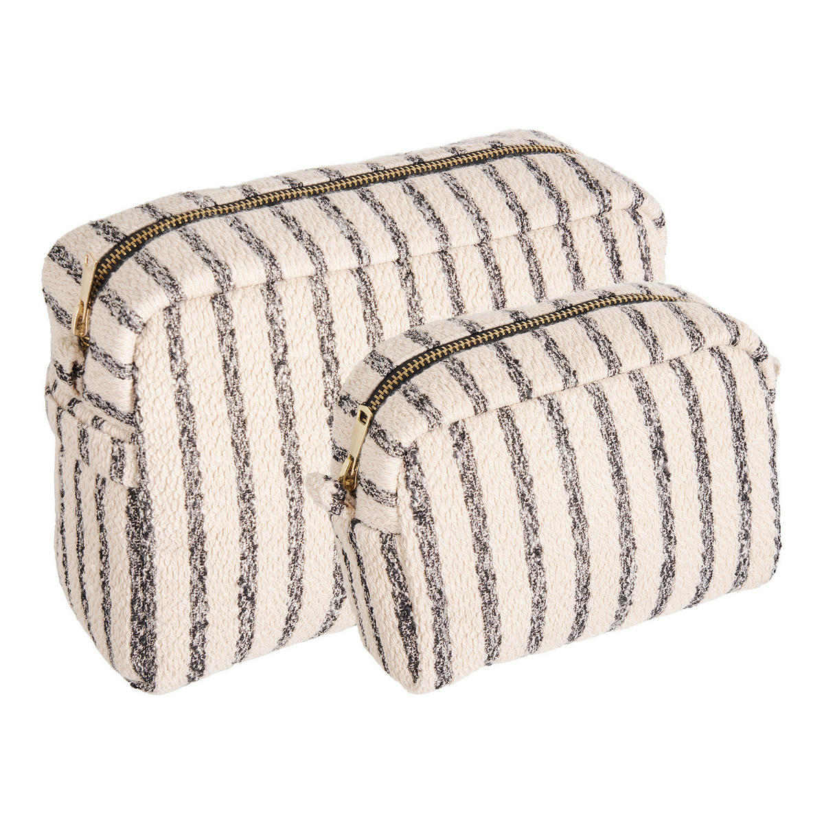 KOSMETIKTASCHENSET - Sandfarben, Design, Kunststoff