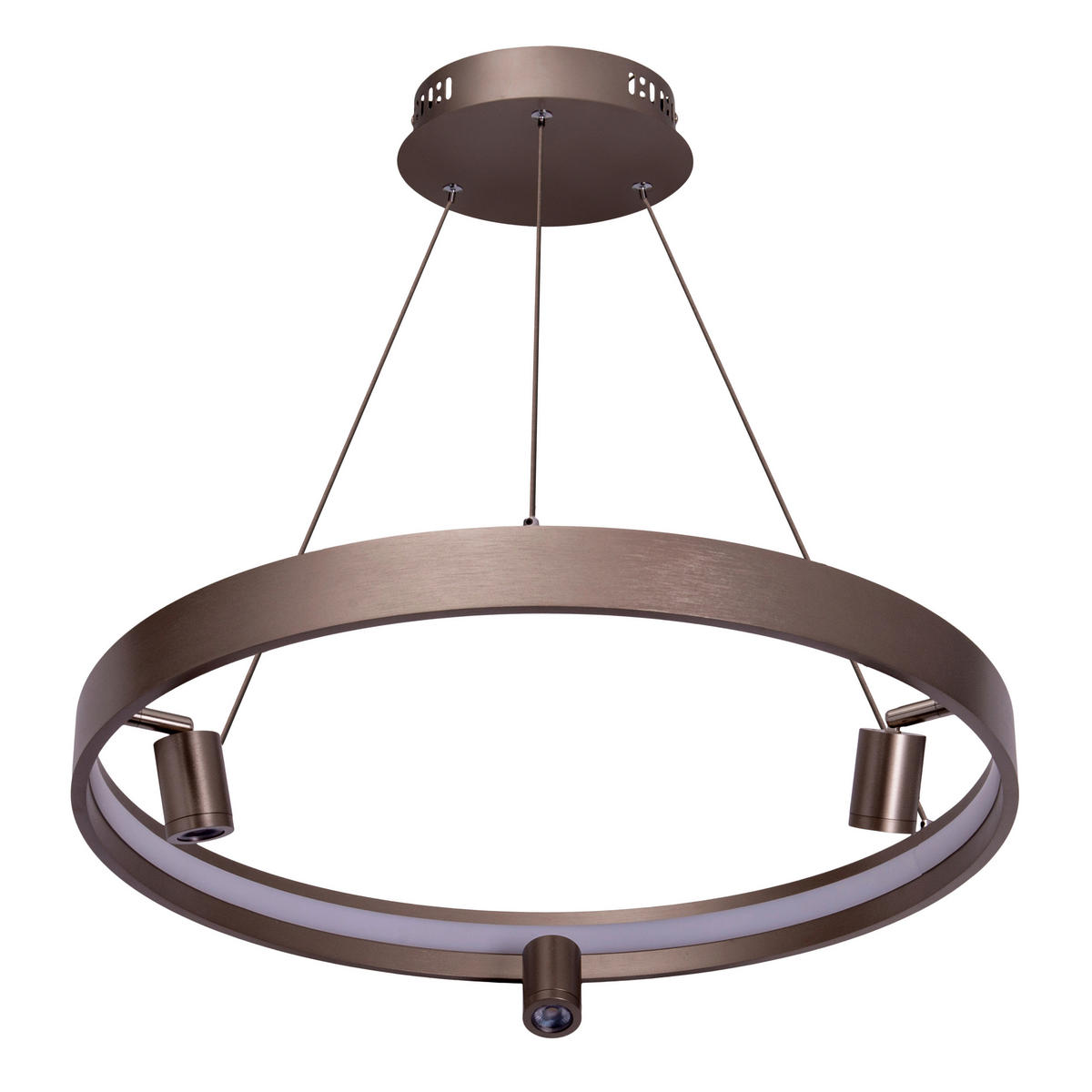 LED-PENDELLEUCHTE 58/150 cm  - Titanfarben, Design, Kunststoff/Metall (58/150cm) - Näve