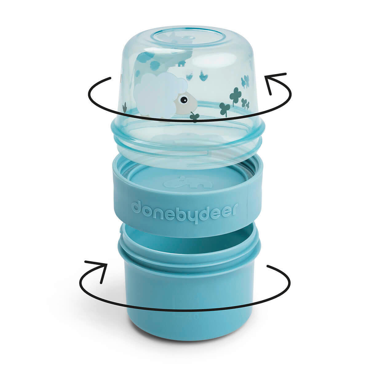BEHÄLTERSET  - Hellblau, Basics (7,8/7,8/11,4cm)