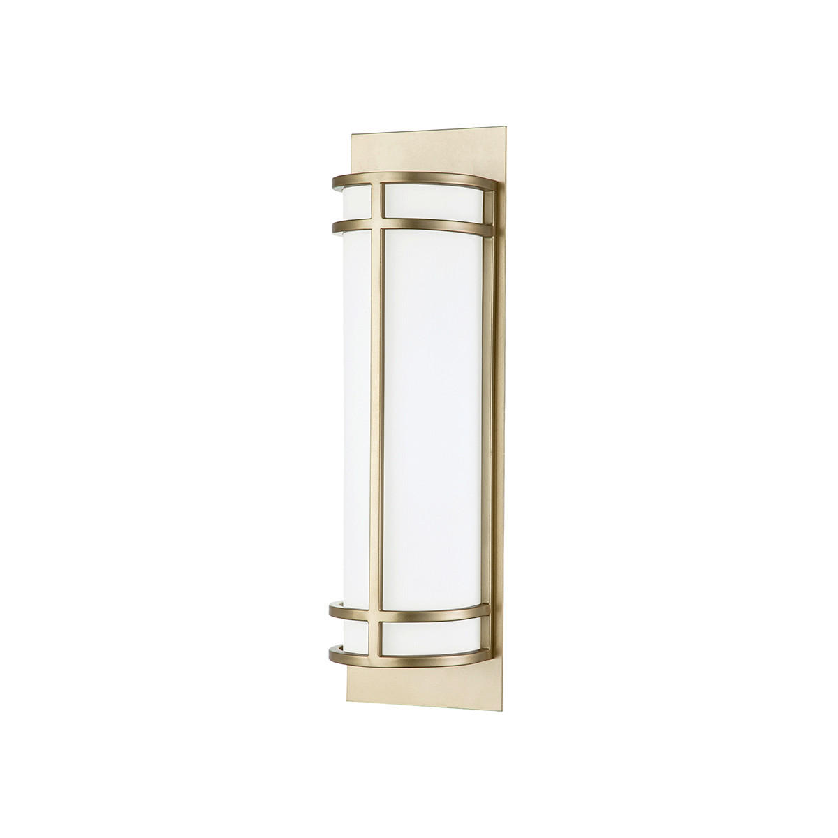 WANDLEUCHTE - Messingfarben, Konventionell, Glas/Metall (43.2/12.7/10.2cm) - Elstead Lighting