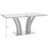 ESSTISCH Wildeiche furniert rechteckig Edelstahlfarben, Eichefarben - Edelstahlfarben/Eichefarben, Design, Holz/Holzwerkstoff (120/90/76cm) - Dieter Knoll ESSTISCH Wildeiche furniert rechteckig Edelstahlfarben, Eichefarben - Edelstahlfarben/Eichefarben, Design, Holz/Holzwerkstoff (120/90/76cm) - Dieter Knoll