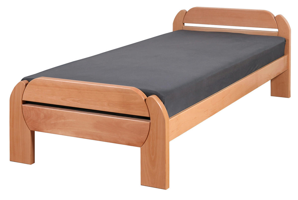 POSTELJA   x  , les barve bukve  - barve bukve, Konvencionalno, les (180/200cm) - Linea Natura