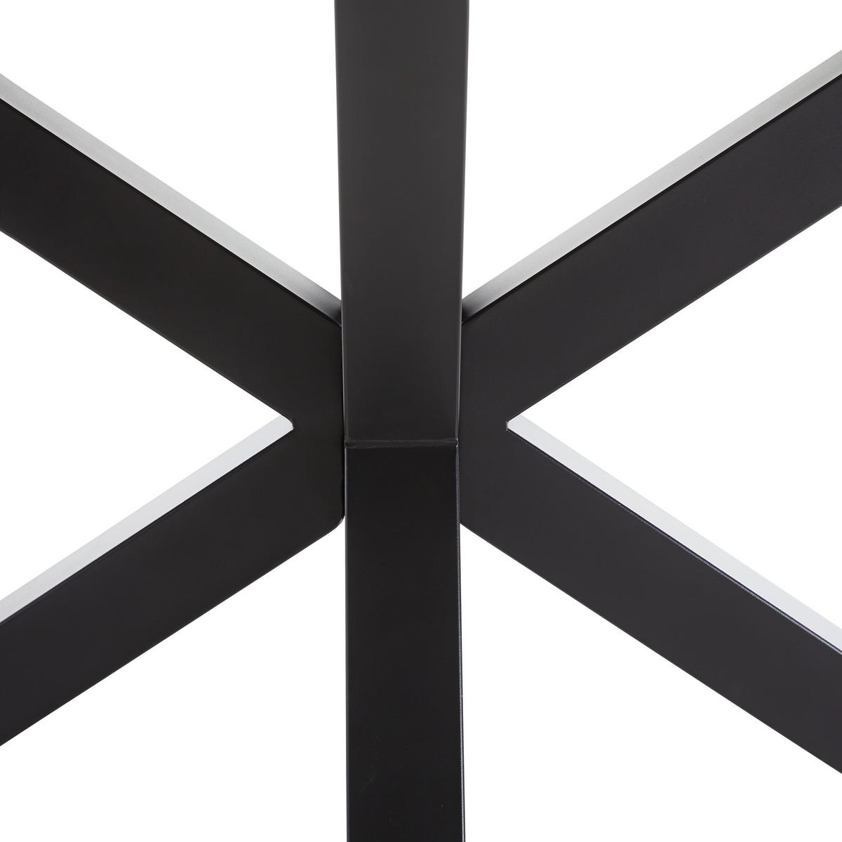STOL ZA BLAGOVAONICU  crna, tamno siva  metal, keramika      - tamno siva/crna, Moderno, metal/keramika (200/100/75cm) - Livetastic