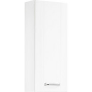 OBERSCHRANK 30/73/18 cm - Chromfarben/Weiß, KONVENTIONELL, Glas/Holzwerkstoff (30/73/18cm) - Sadena