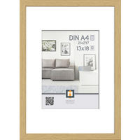 RÁM NA OBRAZY, 1 foto 21 cm x 29,7 cm - prírodná farba, Basics, plast (23/32/2,5cm)