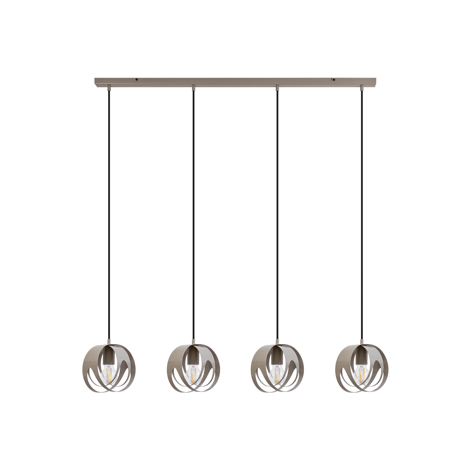 HÄNGELEUCHTE 110/18/110 cm  - Greige, LIFESTYLE, Metall (110/18/110cm)