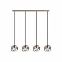 HÄNGELEUCHTE 110/18/110 cm  - Greige, LIFESTYLE, Metall (110/18/110cm)