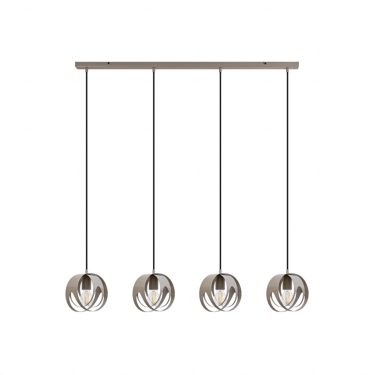 HÄNGELEUCHTE 110/18/110 cm  - Greige, LIFESTYLE, Metall (110/18/110cm)