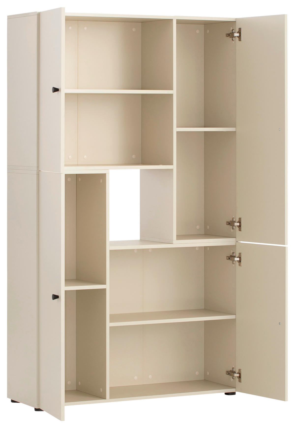 RAUMTEILER  in Holzwerkstoff   - Beige/Schwarz, Design, Holzwerkstoff/Kunststoff (104,3/106,2/33,1cm) - MID.YOU