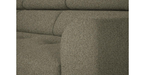 ECKSOFA in Struktur Hellbraun 205/280 cm - Hellbraun/Schwarz, Design, Textil/Metall (205/280cm) - Xora