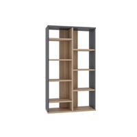 REGAL  72/123,6/25 cm Anthrazit, Eichefarben  - Eichefarben/Anthrazit, Design, Holzwerkstoff (72/123,6/25cm) - MID.YOU
