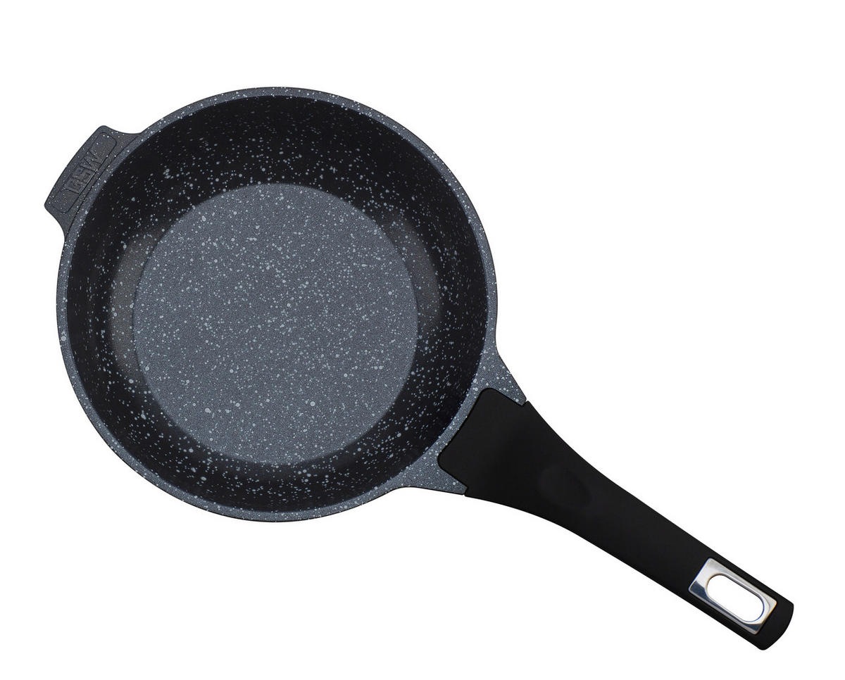 BRATPFANNE Titanium Granit Advanced Vitaflon® Quarzit Beschichtung 20 cm  - Schwarz, Basics, Metall (20cm) - GSW