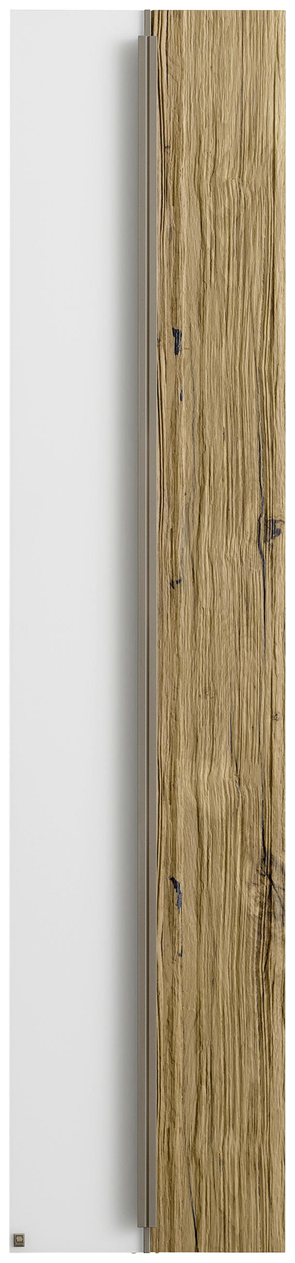 HOCHSCHRANK 38,4/172,8/33,1 cm  - Eichefarben/Titanfarben, Natur, Glas/Holz (38,4/172,8/33,1cm) - Musterring