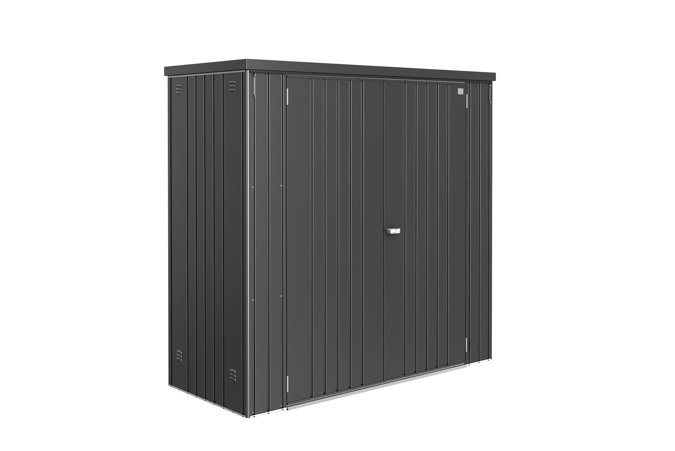 GERÄTESCHRANK 190/182,5/83 cm  - Dunkelgrau, Design, Metall (190/182,5/83cm) - Biohort