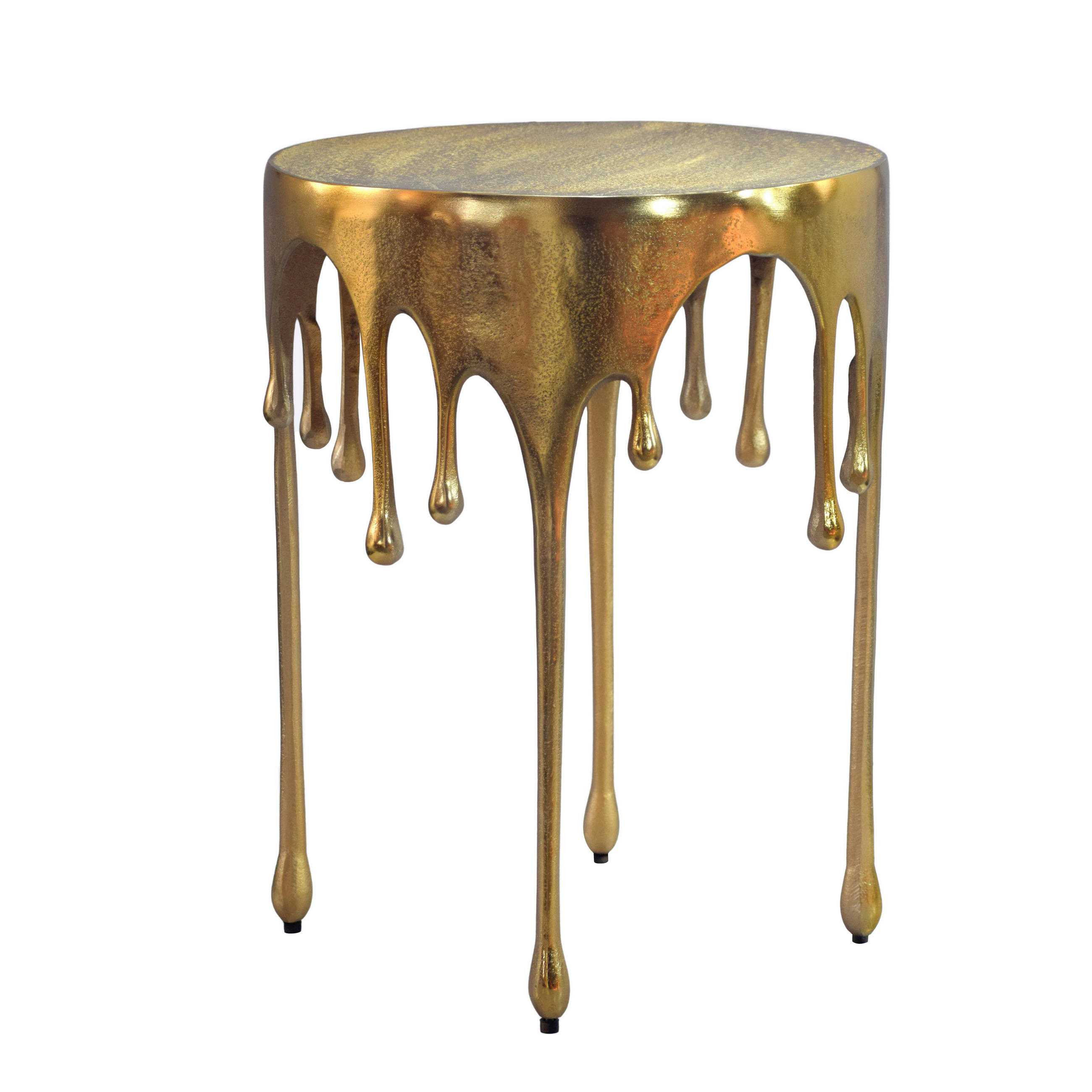 Livetastic Beistelltisch Gold 43x56x43 cm