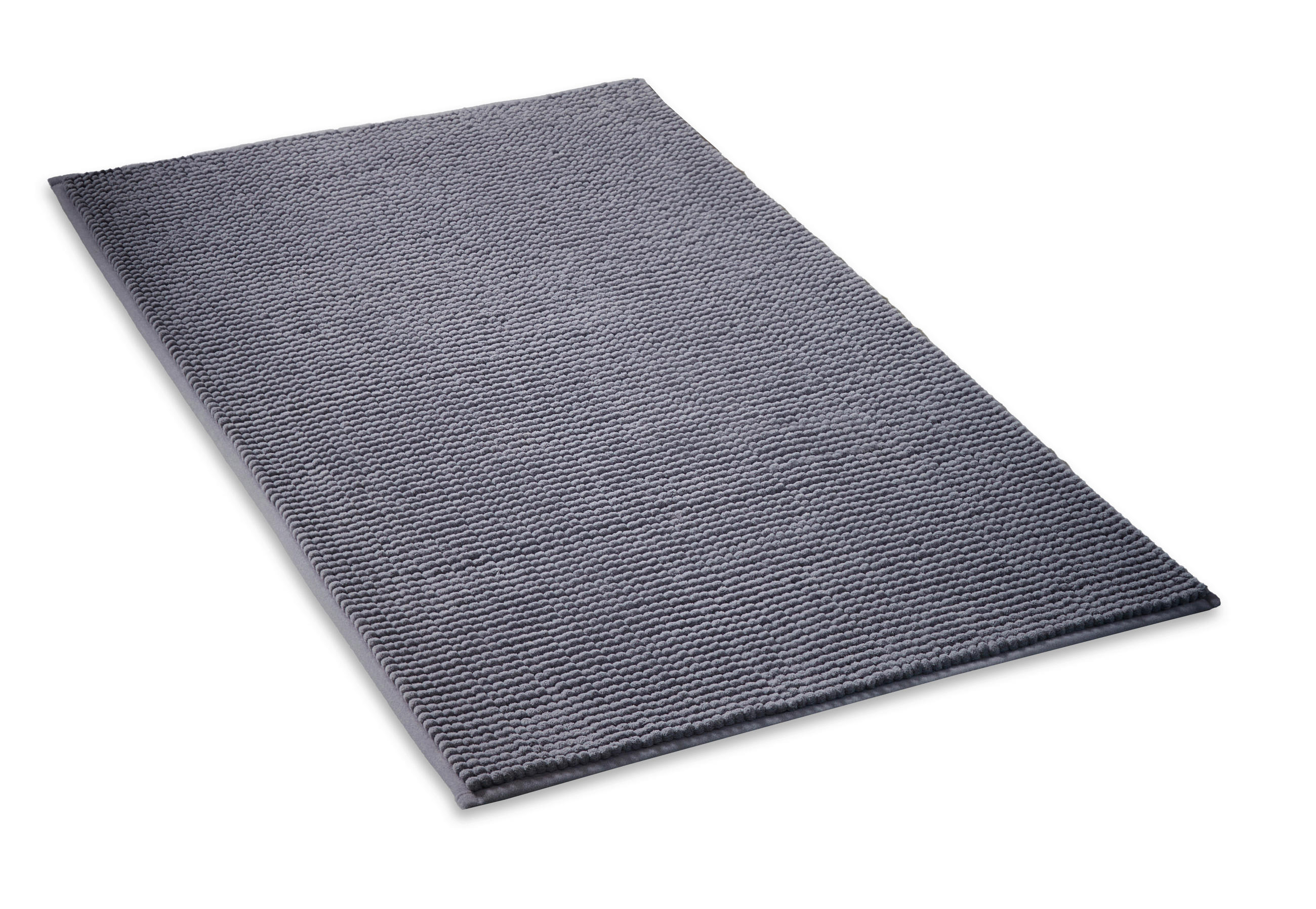 BADTEPPICH Dunkelgrau 60/100 cm  - Dunkelgrau, Basics, Kunststoff/Textil (60/100cm) - LOOKS by W.Joop