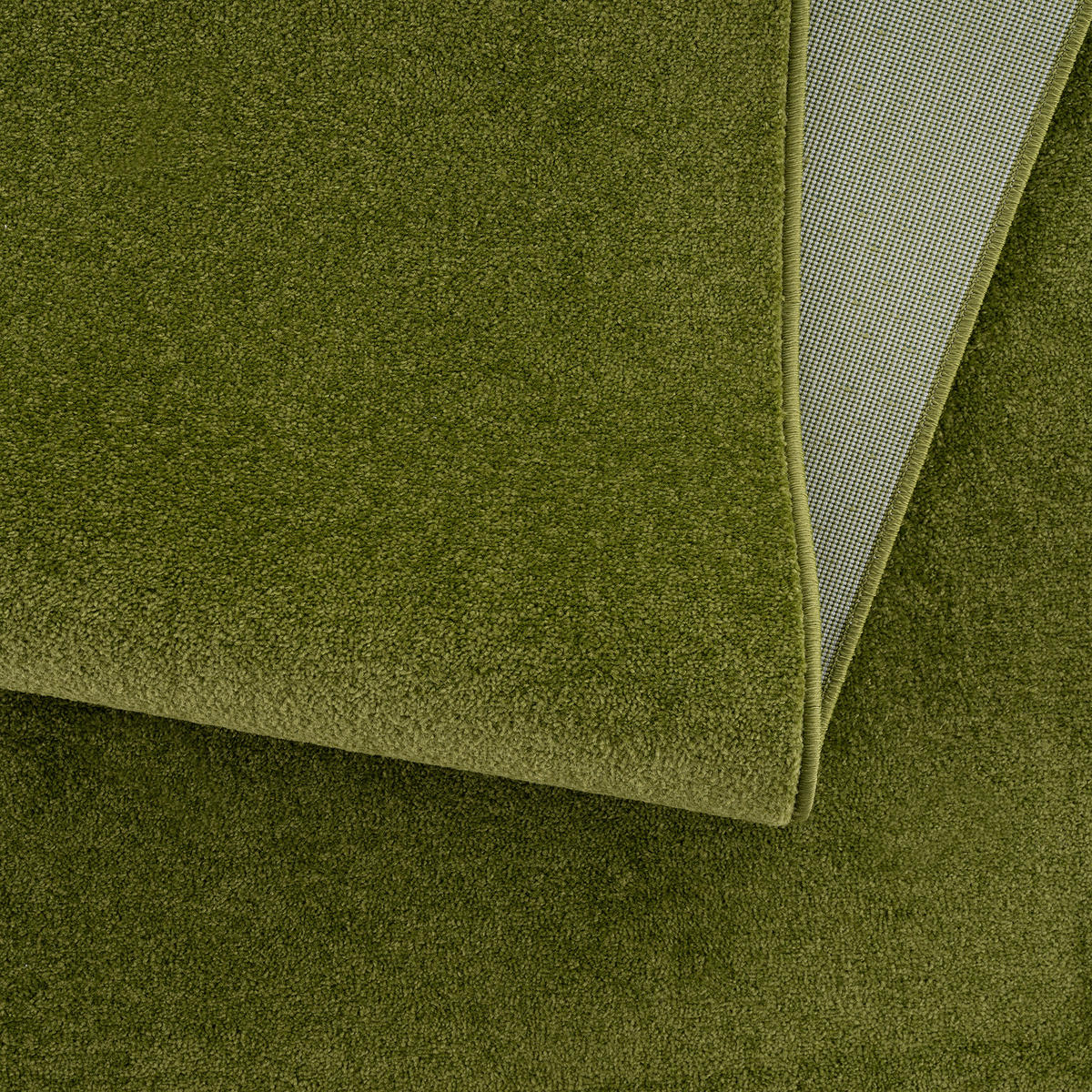 WEBTEPPICH 200/290 cm Uni Grün  - Grün, LIFESTYLE, Kunststoff/Textil (200/290cm) - Novel