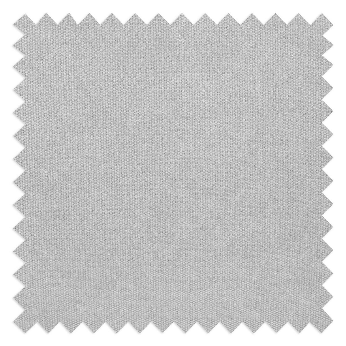 3-SITZER-SOFA Webstoff Hellgrau  - Hellgrau/Schwarz, Design, Kunststoff/Textil (238/90/119cm) - P & B