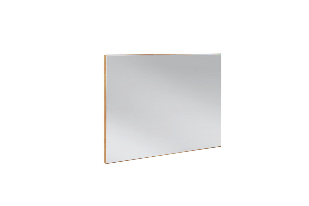 WANDSPIEGEL 100/66/4 cm    in rechteckig  - Eichefarben, Natur, Glas/Holz (100/66/4cm) - Linea Natura