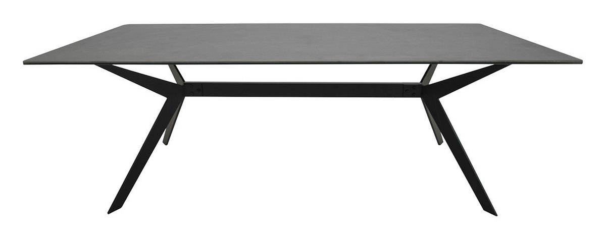 KONFERENČNÝ STOLÍK, čierna, kov, sklo, 115/60/40 cm - čierna, Design, kov/sklo (115/60/40cm)