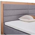 BOXBETT 160/200 cm  in Grau, Eiche Artisan  - Eiche Artisan/Grau, KONVENTIONELL, Holz/Textil (160/200cm) - Carryhome