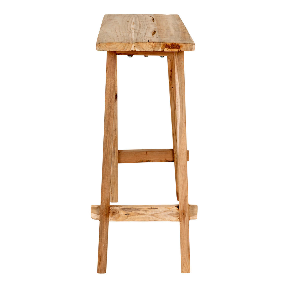 KONSOL i trä   30/80/90 cm  - teakfärg, Basics, trä (30/80/90cm)